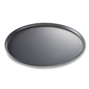 225-49163 16" Thin Crust Pizza Pan, BAKALON, 3/8" Deep, AMERICOAT Glazed 14 ga Anodized Aluminum