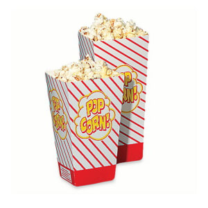 231-2066 4/5 oz Small Scoop Disposable Popcorn Boxes, 500/Case