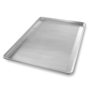 225-44896 1/1 Full Size Bun / Sheet Pan - 26" x 18" x 1", 18 gauge Aluminum, Perforated, AMERICOAT®