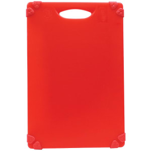 229-CBG1824ARD Cutting Board w/ Anti-Slip Grips, 18" x 24", Polyethylene, Red