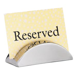 229-RCH21 Stainless Steel Card Holder, 2 x 1"