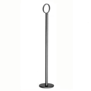 229-BK1912 12" Number Card Holder - Steel, Black