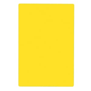 229-CB1824YA Yellow Polyethylene Cutting Board, 18" x 24" x 1/2"