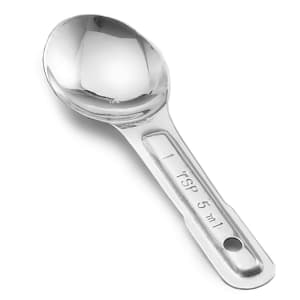 American Metalcraft MSSS73 4 Piece Measuring Spoon Set, Square Shovel  Style, Stainless
