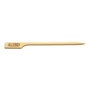 229-BAMP45A 4 1/2" Bamboo Allergy Paddle Pick