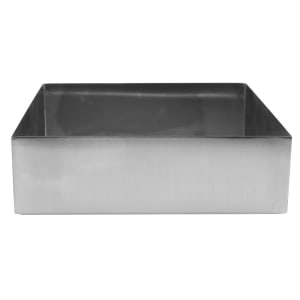 229-SS4004 5 qt Square Contemporary Bowl - 10" x 10", Stainless