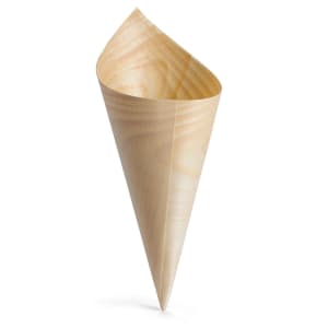 229-BAMDCN7 4 3/4 oz Disposable Serving Cone - Pinewood