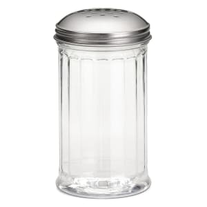 229-P800 12 oz Polycarbonate Shaker w/ Stainless Steel Perforated Top