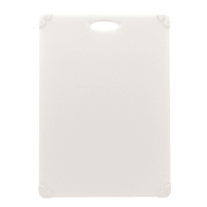 229-CBG1824AWH Cutting Board w/ Anti-Slip Grips, 18" x 24", Polyethylene, White
