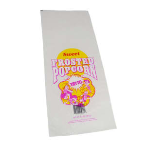 231-2531 5 7/10 oz Disposable Sweet Frosted Poly Bags, 1,000/Case