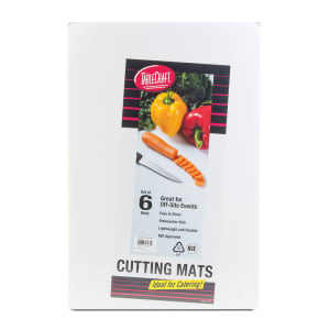 229-FCB1824W Polyethylene Flexible Cutting Mat, 18 x 24", NSF, White