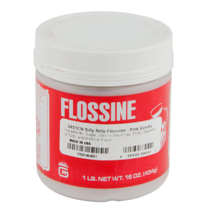 231-3451CN 1 lb Jar Silly Nilly (Pink Vanilla) Flossine®