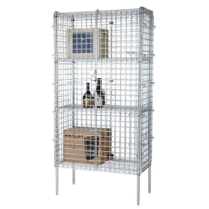 268-FSSEC18484 48" Stationary Security Cage, 18"D