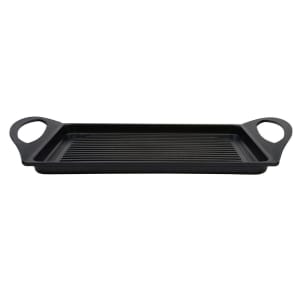229-CWDC1070 Rectangular Induction Grill Pan, 18" x 11", Grooved, Aluminum