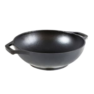 261-L9MW 9" Cast Iron Mini Wok w/ Handles