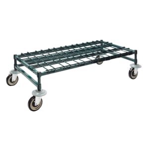 268-FFMDR2460GN 60" Mobile Dunnage Rack w/ 800 lb Capacity, Epoxy-Coated Wire