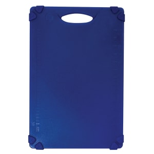 229-CBG1218ABL Cutting Board w/ Anti-Slip Grips, 12" x 18", Polyethylene, Blue