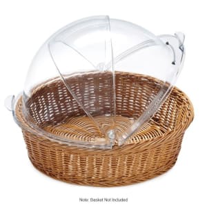 284-CO2098 16 1/4" Round Basket Cover Only for WB 1551, Polycarbonate, Clear