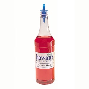 231-1059 Empty Bottle w/ Label for Hawaii’s Finest® Shaved Ice Machine Flavoring