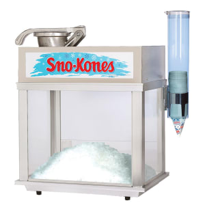231-1002S Deluxe Sno-Konette Ice Shaver Snow Cone Machine w/ 500 lb/hr Capacity