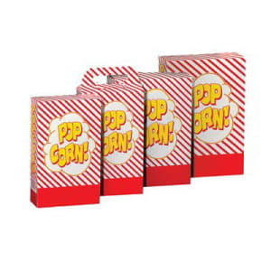 231-2269 5 to 6 oz Disposable Popcorn Boxes, 250/Case
