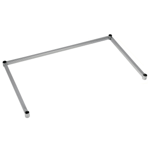 268-FFSF1860CH Chrome Tubular Frame - 18x60", Stationary