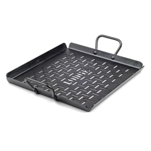 261-CRSGP12 Square Grilling Pan with Handles - 13x12" Carbon Steel