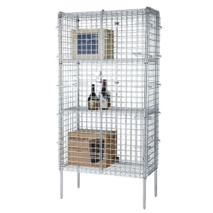 268-FSSEC24483 48" Stationary Security Cage, 24"D