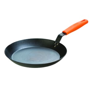 261-CRS12HH61 12" Carbon Steel Frying Pan w/ Silicone Handle Holder