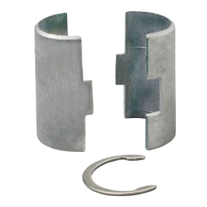 268-FFSALSLV Post Split Sleeve, Aluminum