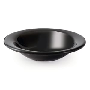 284-BF050BK 3 1/2 oz Round Melamine Fruit Bowl, Black