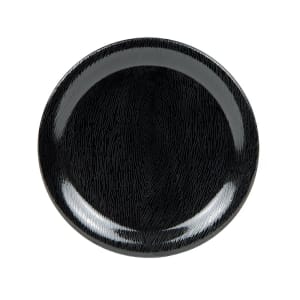 284-NP6BK 6 1/2" Round Melamine Dessert Plate, Black