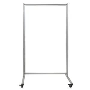 304-MD4072W Reversible Whiteboard Room Divider w/ 2 Magnetic Sides, 39" x 64"