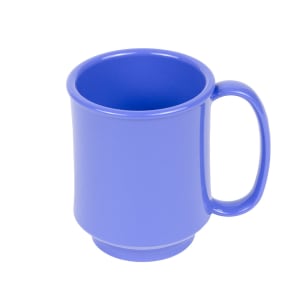 284-SN104PB 8 oz Coffee Mug, Plastic, Blue