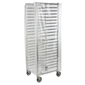 268-FBRCNF Full Size Bakery Rack Cover w/ 3 Zippers, Nylon
