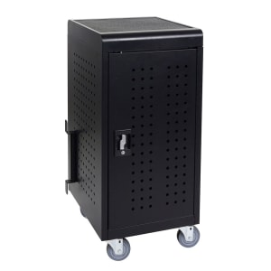 304-LLTM24B 24 Tablet Charging Cart w/ (2) Shelves - 10 ft Cord, Steel