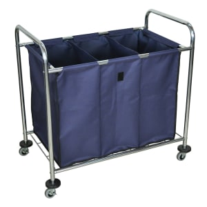 304-HL15 Heavy Duty Laundry Cart w/ Removable Bag, 36 1/4"L x 22"W x 36"H