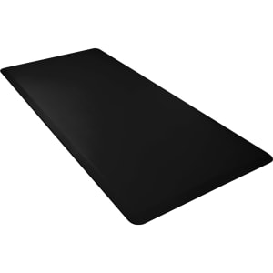 313-63WMRBLK High Comfort Mat, 3' x 6', (APT) Poly, No-Slip, Black