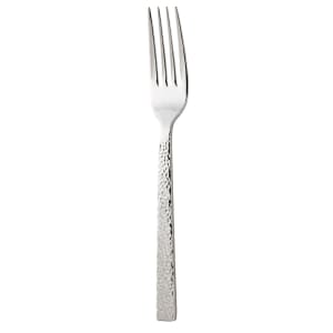 324-B327FDNF 7 7/8" Dinner Fork with 18/0 Stainless Grade, Chef's Table Hammered™ Patte...