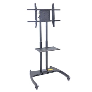 304-FP3500 Adjustable Rotating TV Stand w/ 100 lb Capacity & Locking Casters