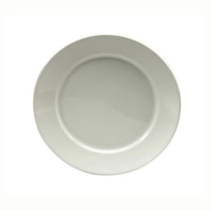 324-R4650000118 6 3/8" Round Queensbury Plate - Wide Angled Rim, Porcelain, Bright White