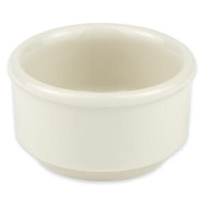 355-858WH 4 oz Round Soup/Dessert Sampler Bowl - China, White