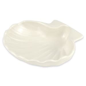 355-229WH Shell Shaped Baking Dish w/ 4-1/4 oz Capacity, White
