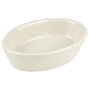 355-570WH 6 oz. Oval, China Baking Dish, White