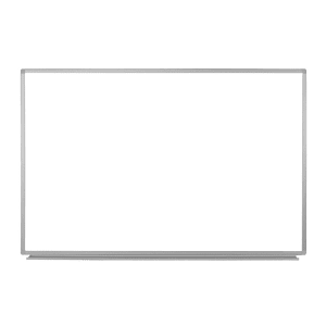 304-WB6040W 60" x 40" Wall-Mounted Whiteboard w/ Aluminum Frame