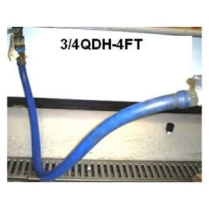 290-34QDH4FT 48" Gas Connector Hose w/ 3/4" Female/Female Couplings