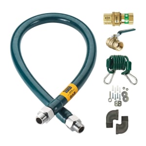 381-M7572K 72" Gas Connector Kit w/ 3/4" Male/Male Couplings