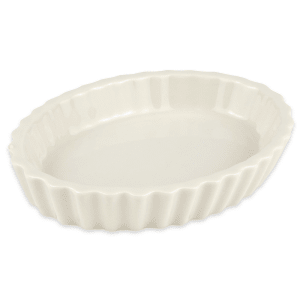 355-853WH 6 1/2 oz Fluted Souffle Dish - China, White
