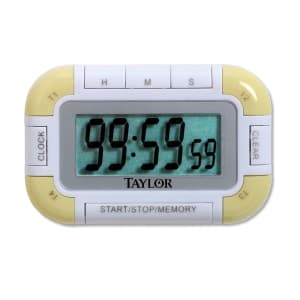 383-5862 Compact 4 Event Digital Timer w/ Clock, LCD Readout