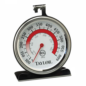 383-5932 Oven Thermometer w/ 3" Dial Face, 100 to 600 F Degrees